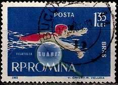 Serie de sellos Rumanía deportes Nº 1920 (o)