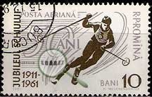 Serie de sellos Rumanía deportes Nº A-0127 (o)