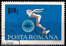 Serie de sellos Rumanía deportes Nº 2451 (o)