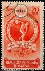 Serie de sellos Rumanía deportes Nº 1308 (o)