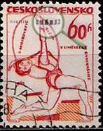 Serie de sellos Checoslovaquia deportes Nº 1372 (o)
