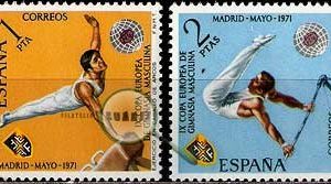 Serie de sellos España deportes Nº 2034/35 (**)