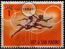 Serie de sellos San Marino deportes Nº 0605 (**)