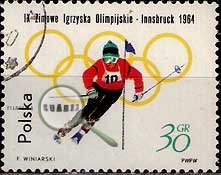 Serie de sellos Polonia deportes Nº 1323 (o)