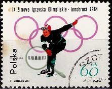 Serie de sellos Polonia deportes Nº 1325 (o)