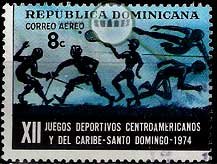 Serie de sellos Rep. Dominicana deportes Nº A-0243 (**)