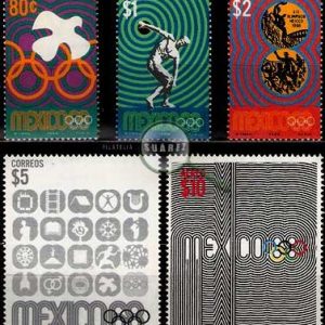 Serie de sellos México deportes Nº A-0292/96 (**)