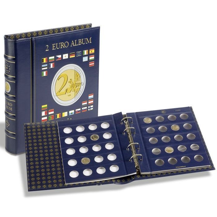 Album monedas LEUCHTTURM VISTA para Monedas 2 Euros