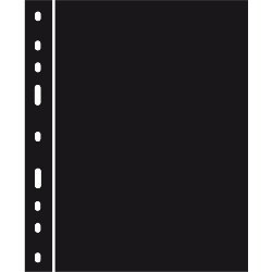 Hojas monedas Leuchtturm OPTIMA , separadoras, negro