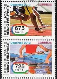 Sellos Guinea Ec. 462/65 Deportes 2012