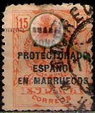 Serie de sellos Marruecos español nº 061 (o)