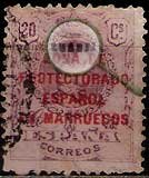 Serie de sellos Marruecos español nº 075 (o)