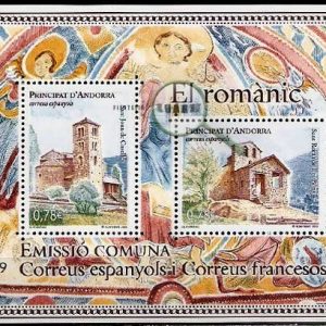 Serie sellos Andorra 379. El Románico