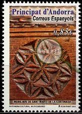 Serie sellos Andorra 395. Patrimonio Cultural