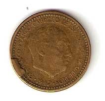 Moneda 001 peseta 1947 *19.52.MBC.EXCESO METAL