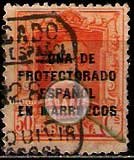 Serie de sellos Marruecos español nº 088 (o)