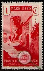 Serie de sellos Marruecos español nº 133 (*)