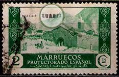 Serie de sellos Marruecos español nº 134 (o)