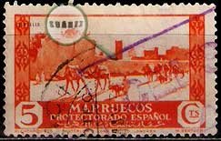 Serie de sellos Marruecos español nº 150 (o)