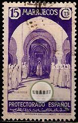 Serie de sellos Marruecos español nº 151 (o)