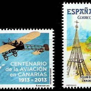 Sello 4796-97.Centenarios