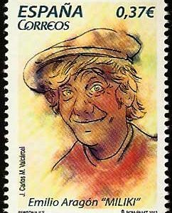 Sello 4802.Personajes. Emilio Aragón «Miliki»