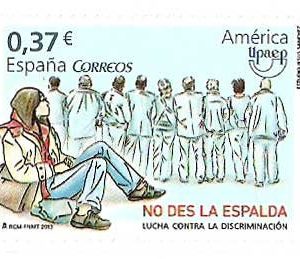 Sello 4820.America UPAEP. Discriminación
