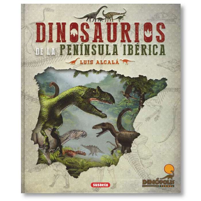 Libro ilustrado Dinosaurios Peninsula Iberica