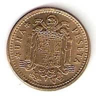 Moneda 001 peseta 1966 *67 .SC.FALLO CUÑO