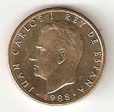 Moneda 100 pesetas 1988 .SC.BUSTO GRANDE