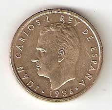 Moneda 100 pesetas 1986 .SC.BUSTO PEQUEÑO