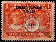 Serie de sellos Tánger español nº 023 (**)