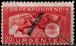 Serie de sellos Tánger español nº 084 (*)