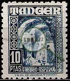Serie de sellos Tánger español nº 164 (*)