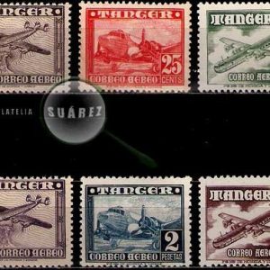 Serie de sellos Tánger español nº 166/71 (**)