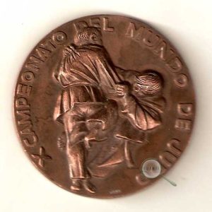 Medalla X Campeonato del mundo de judo (Barcelona-21-24/9/77)