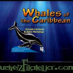 Hoja bloque Ballenas del Caribe 2 (**)