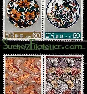 Serie de sellos Japón nº 1506/09 (**)