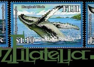 Serie de sellos Fiji (**). Ballenas