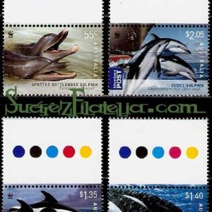 Serie de sellos Australia 2009 (**). Delfines