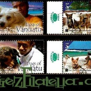 Serie de sellos Vanuatu 2013 (**). Perros