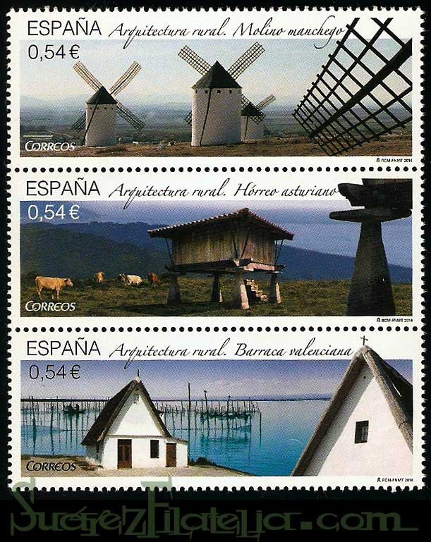 4863-65. Sello Arquitectura Rural