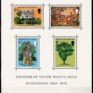 Hoja Bloque Isla de Guernsey Nº 01 (**)