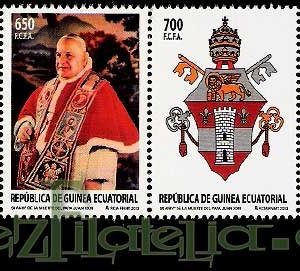 Sellos Guinea Ec. 482/85. 50 Aniv. Muerte Juan XXIII