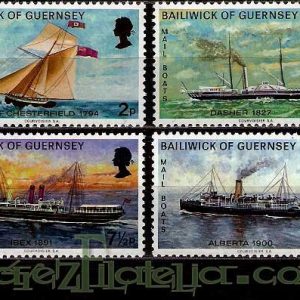 Serie de sellos Isla Guernsey nº 057/60 (**)