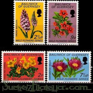Serie de sellos Isla Guernsey nº 062/65 (**)