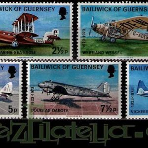 Serie de sellos Isla Guernsey nº 074/78 (**)