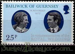 Serie de sellos Isla Guernsey nº 083 (**)