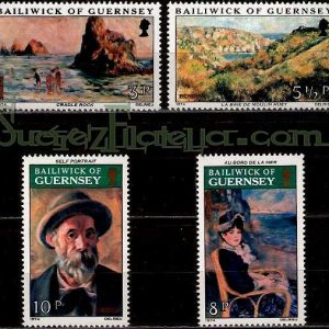 Serie de sellos Isla Guernsey nº 105/08 (**)