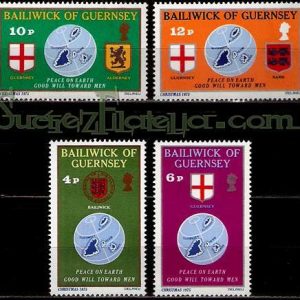 Serie de sellos Isla Guernsey nº 120/23 (**)